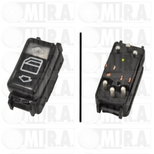 PULSANTE ALZAVETRO POST. DX MERCEDES W124 (5 PIN) 124 820 47 10