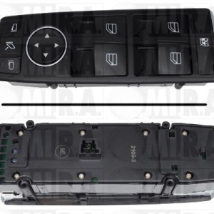 PULSANTIERA ANT. SX MERCEDES CLASSE C/E/GLK 08> SATINATO 204 905 39 05