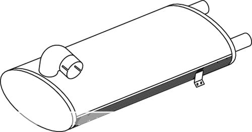 SILENCIEUX central MERCEDES – BUS