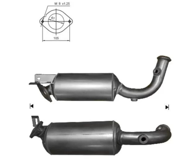 Filtre a particules NISSAN, OPEL, RENAULT