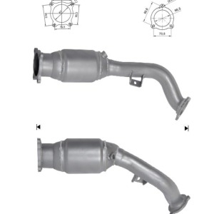 CATALYSEUR AUDI A4 Quattro 2.0i TFSI