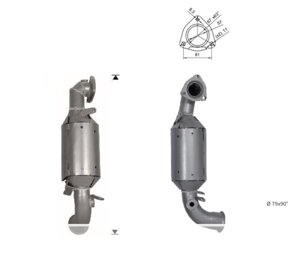 CATALYSEUR CITROËN, OPEL, PEUGEOT 9675338780