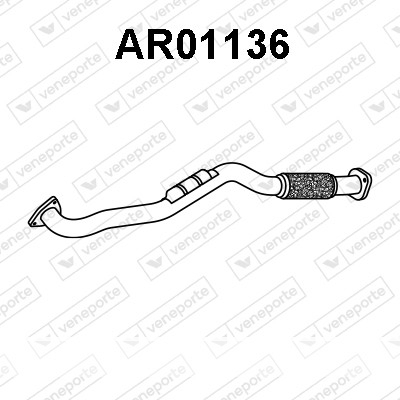 Tuyau d’échappement 46739673-46816687-51783692-51859094-51859095