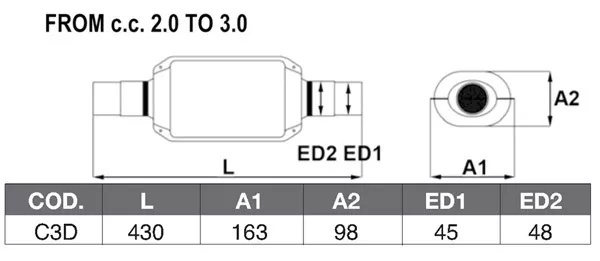 CATALYSEUR UNIVERSAL DIESEL