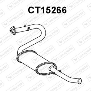 Silencieux arrière|VENEPORTE 1324008080-1726CE-1726CF-1730K7-9678161080