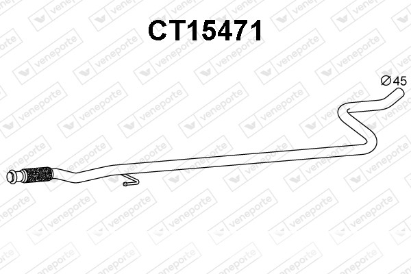 Tuyau d’échappement 1717CQ-1717EV-1717HG-1717LG-1717PH