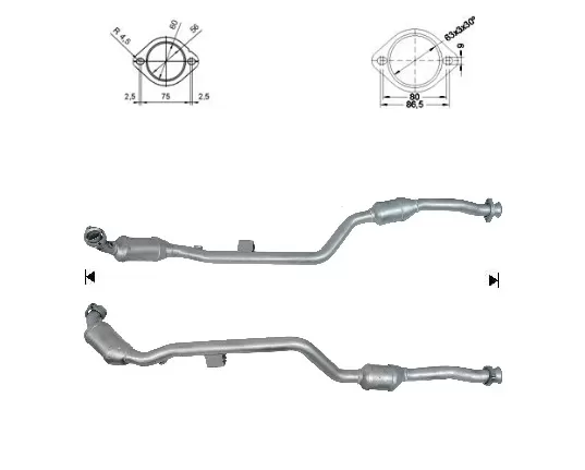 CATALYSEUR MERCEDES E500 5.0i V8