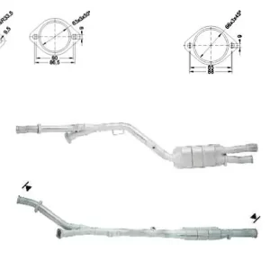 CATALYSEUR MERCEDES S420 Coupe