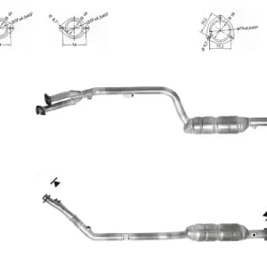 CATALYSEUR MERCEDES SLK 230 COMPRESSEUR