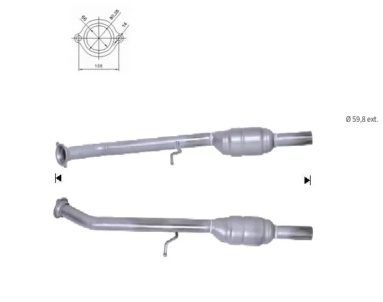 CATALYSEUR MERCEDES VITO 109TD CDi