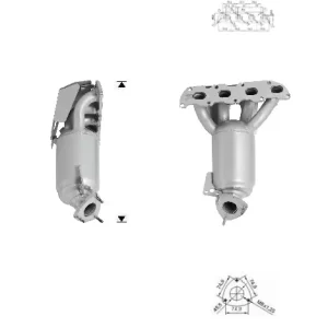 CATALYSEUR OPEL ADAM 1.2i 16V