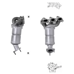 CATALYSEUR OPEL AGILA 1.0i