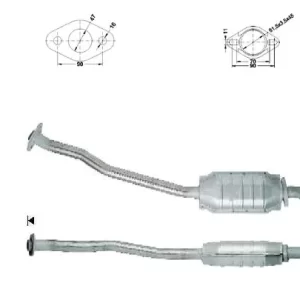 CATALYSEUR OPEL ASTRA 1.4i