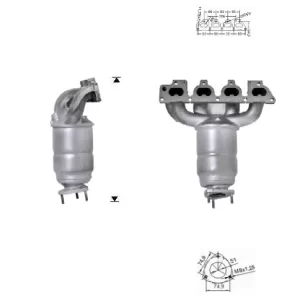 CATALYSEUR OPEL ASTRA 1.4i