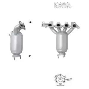 CATALYSEUR OPEL ASTRA 1.8i 16V