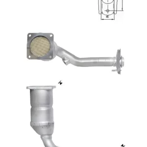 CATALYSEUR PEUGEOT 206 1.4i