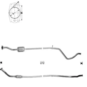 CATALYSEUR PEUGEOT 306 1.9D