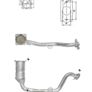CATALYSEUR PEUGEOT 307 1.6i 16V