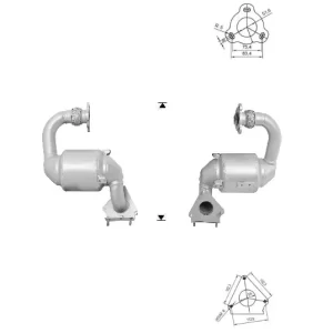 CATALYSEUR RENAULT VEL SATIS 2.0TD
