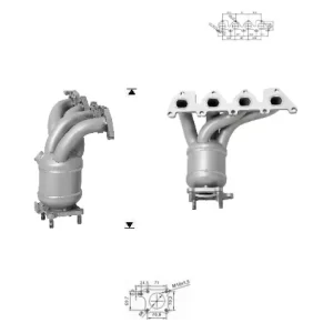 CATALYSEUR SKODA OCTAVIA 1.4i