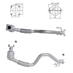 CATALYSEUR VW JETTA 1.6i