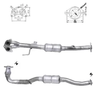 CATALYSEUR TOYOTA AVENSIS 1.8i 16V