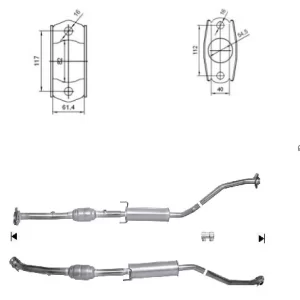 CATALYSEUR TOYOTA CELICA 1.8i 16V