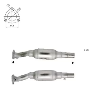 CATALYSEUR VOLKSWAGEN GOLF III 2.0i