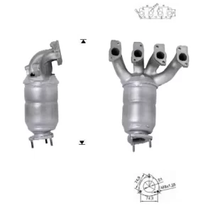 CATALYSEUR OPEL ASTRA 1.6i 8V