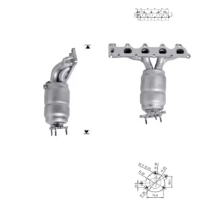 CATALYSEUR OPEL ASTRA 1.6i