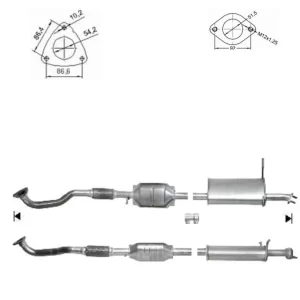 CATALYSEUR HYUNDAI 2.4i