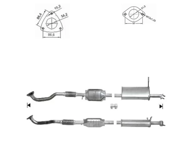 CATALYSEUR HYUNDAI 2.4i