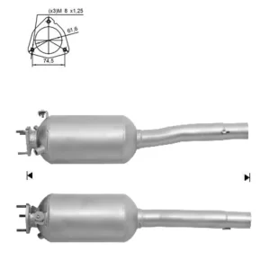 Filtre a particules FIAT DOBLÓ 1.3TD