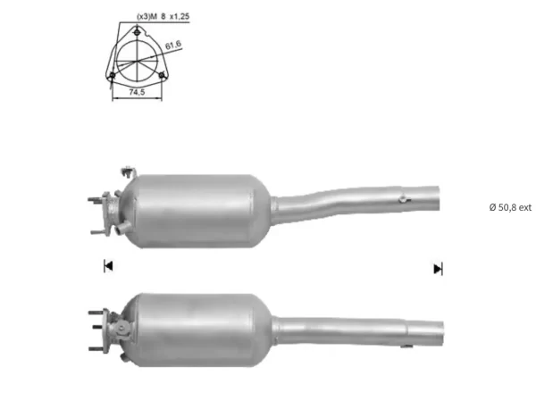 Filtre a particules FIAT DOBLÓ 1.3TD