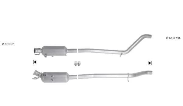 Filtre a particules MERCEDES 1.8TD