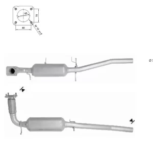 Filtre a particules FORD TRANSIT 2.2TD