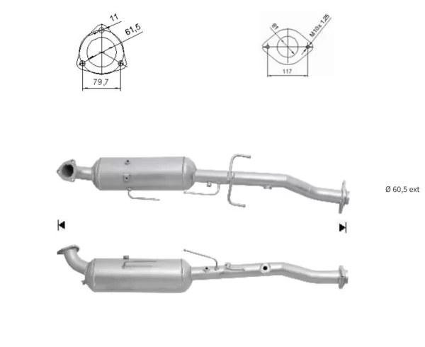Filtre a particules TOYOTA HILUX
