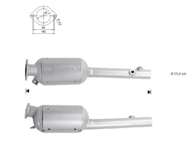 Filtre a particules RENAULT LAGUNA 2.0TD