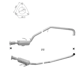 Filtre a particules CHRYSLER VOYAGER 2.8TD