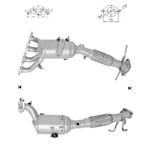 CATALYSEUR MAZDA 3 1.6i