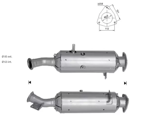 Filtre a particules IVECO DAILY