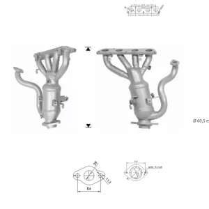 CATALYSEUR TOYOTA C-HR 1.8i