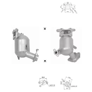 CATALYSEUR JAZZ 1.3i iVTEC 16V