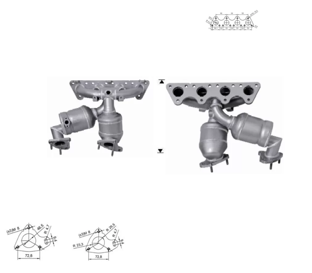 CATALYSEUR AUDI A3 2.0i 16V FSI