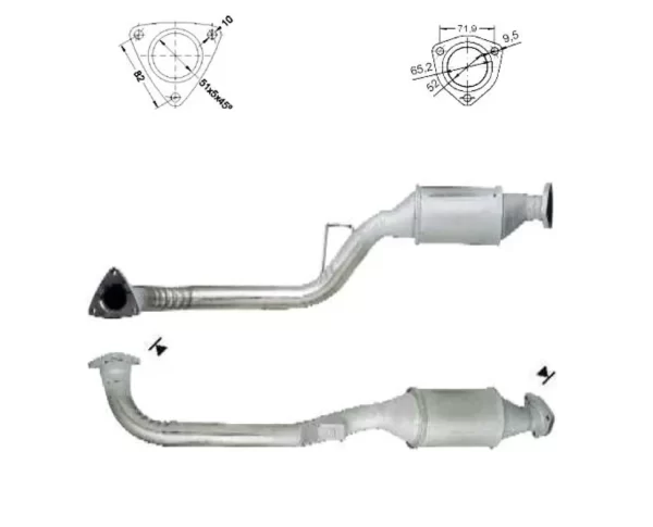 CATALYSEUR AUDI 100 2.8 V6