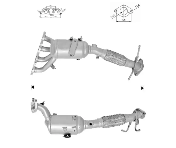 CATALYSEUR MAZDA 3 1.6i 16V