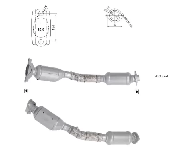 CATALYSEUR QASHQAI 1.6i 16V