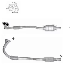 CATALYSEUR OPEL ASTRA 2.0i X2.0XEV