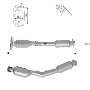 CATALYSEUR NISSAN QASHQAI 1.6i 16V