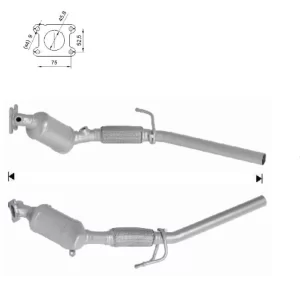 CATALYSEUR VW POLO 1.0i 12V